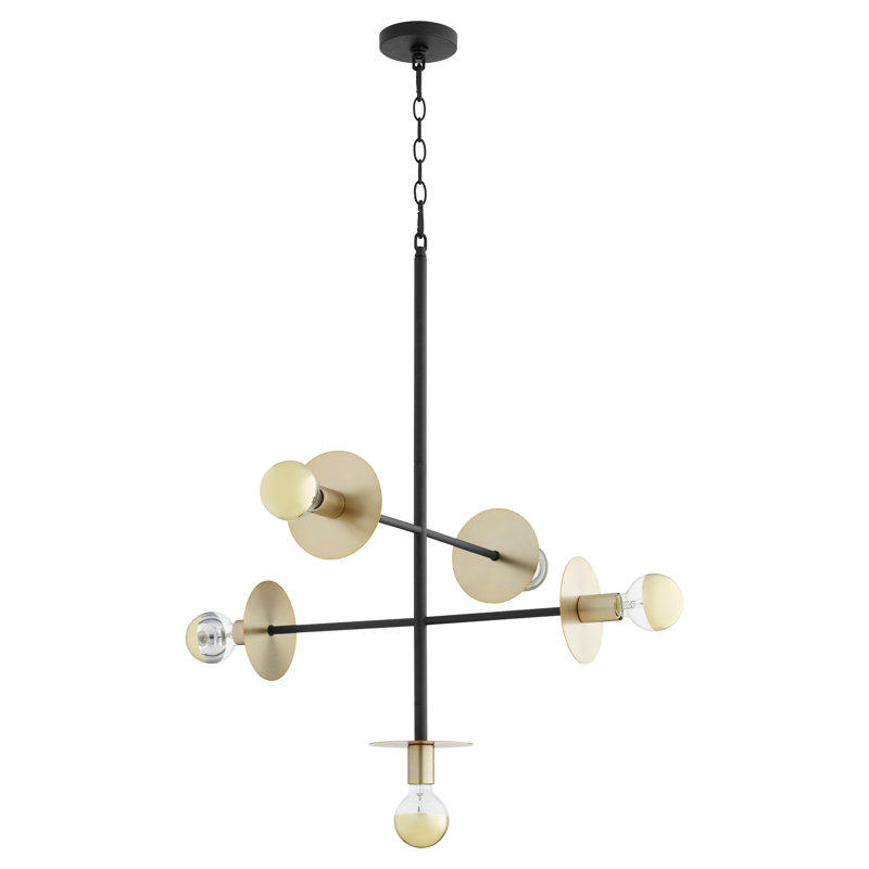 5 - Light Dimmable Modern Linear Chandelier