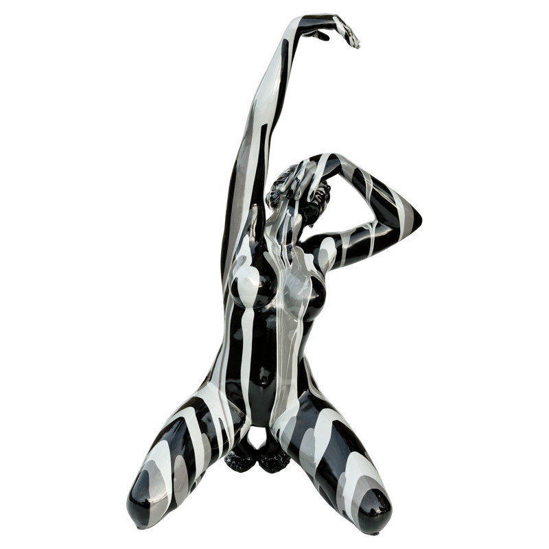 Wurley People Statue, Grey/Black
