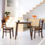 Zida Solid Wood Upholstered Ladder Back Side Chair Set of 2-959293408