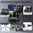 High-Back Reclining Office Chair with Lumbar Support and Footrest