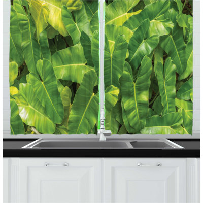 Floral Kitchen Curtain