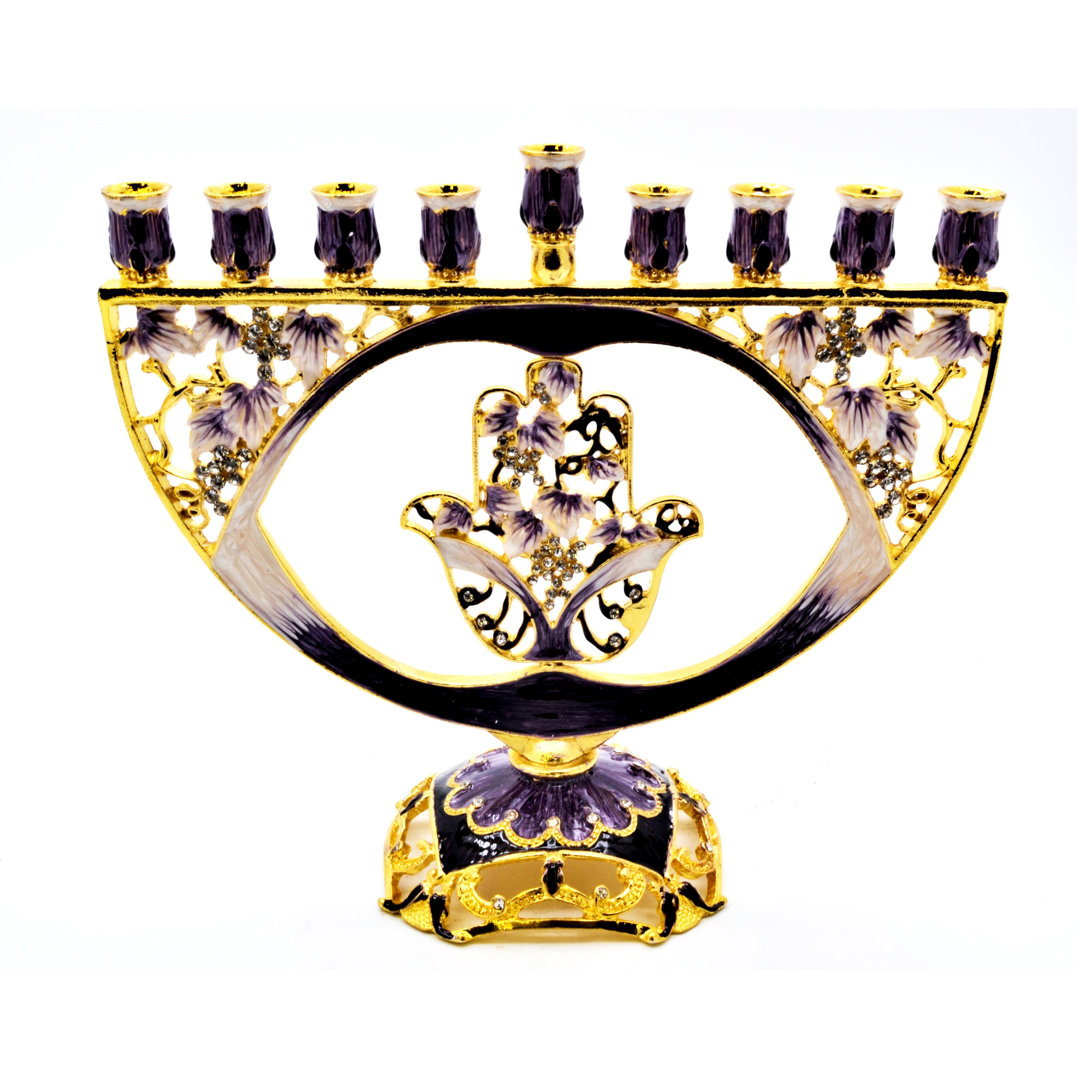 Hamsa Hand Menorah The Holiday Aisle® 