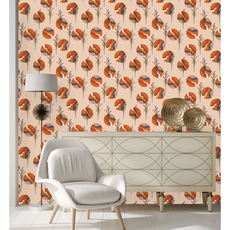 Floral Tile, 2.08' W x 10.42' L