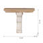 Tablette murale en bois patiné