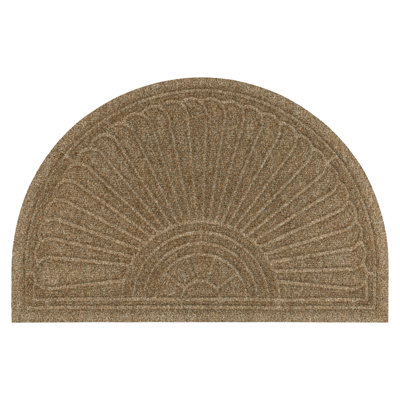 Dune Halfmoon Tan Washable Doormat