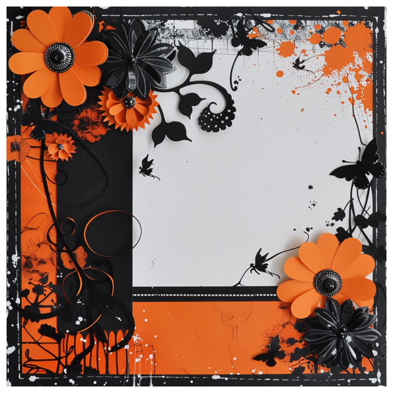Tapisserie florale - Art mural, 51in H x60in W with 4 Grommets