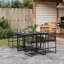 4 - Person Wicker Patio Dining Set with Rectangular Table