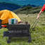 Heavy-Duty Foldable Wagon with Double Decker, Tailgate, All-Terrain Wheels, 450lb Capacity