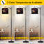 Lampe sur pied arc et pivoine, peinture sur pied, lampe sur pied à 3 lumières à intensité variable avec télécommande pour chambre à coucher, ampoule incluse