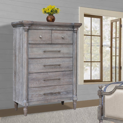 Cummins Solid Wood 40'' W 6 - Drawer Dresser