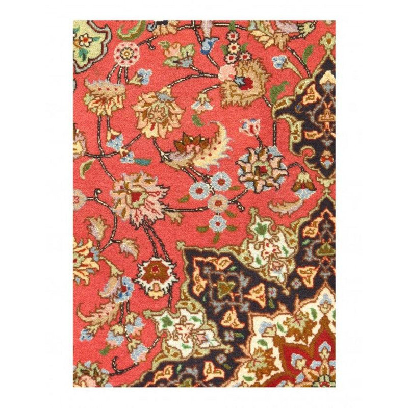 Tabriz Oriental Area Rug in Pink
