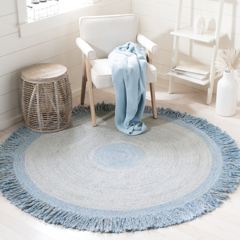 Haakenson Hand Woven Performance Rug, Round 7'