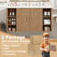Ensemble de meuble-lavabo mural contemporain en bois aggloméré 42 po 19,69 x 23,5 po Contemporary