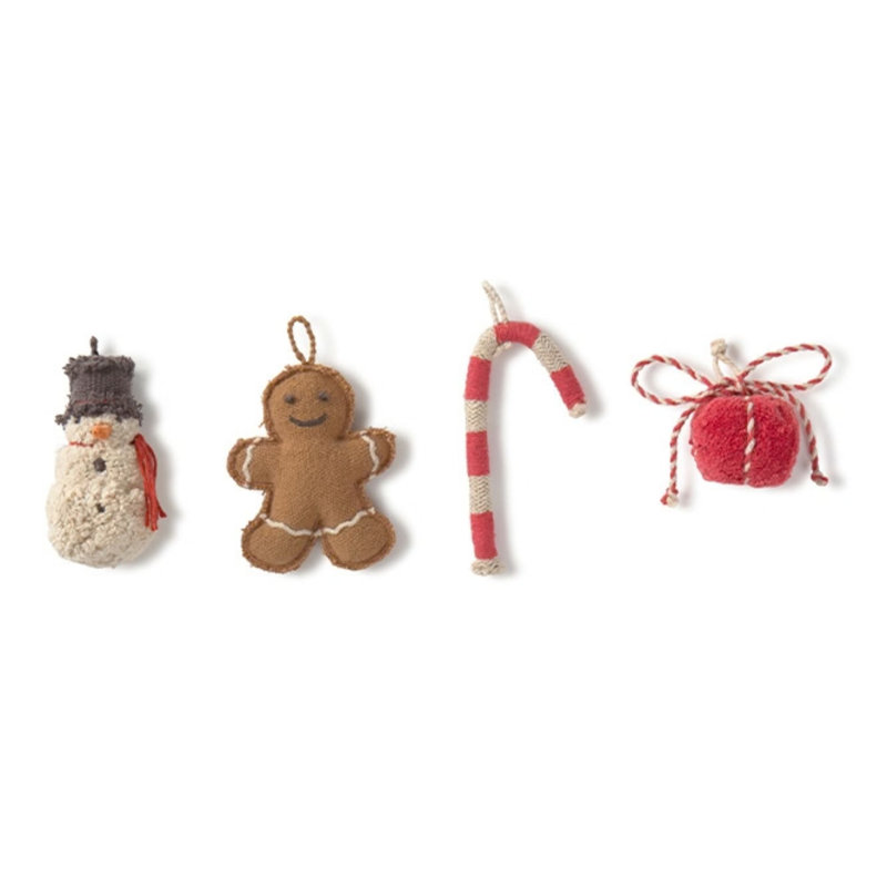 Ensemble de 4 décorations de Noël