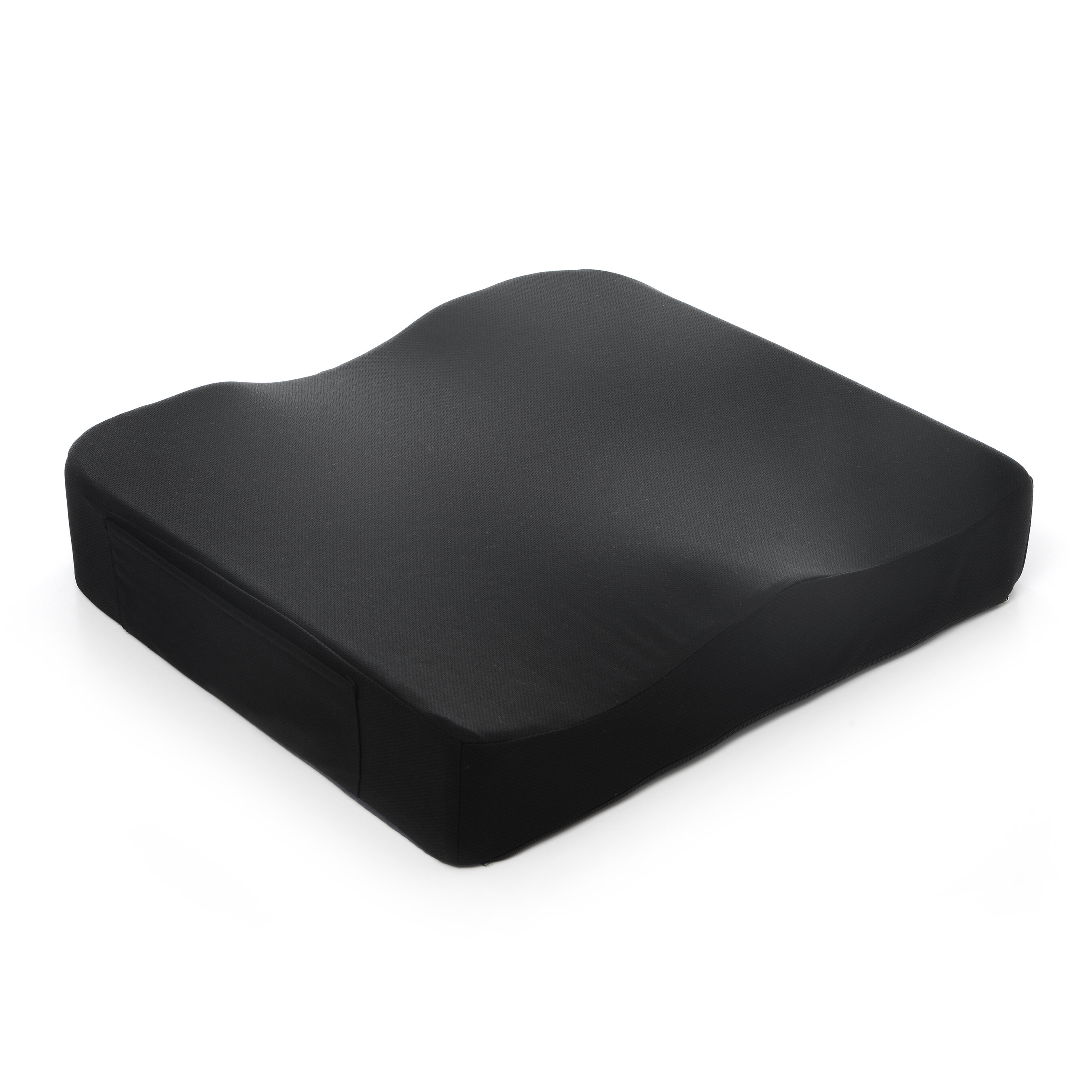 Stephan Roberts Comfort Memory Foam Cushion Seat Pad for Back Pain Support,  XL Black 