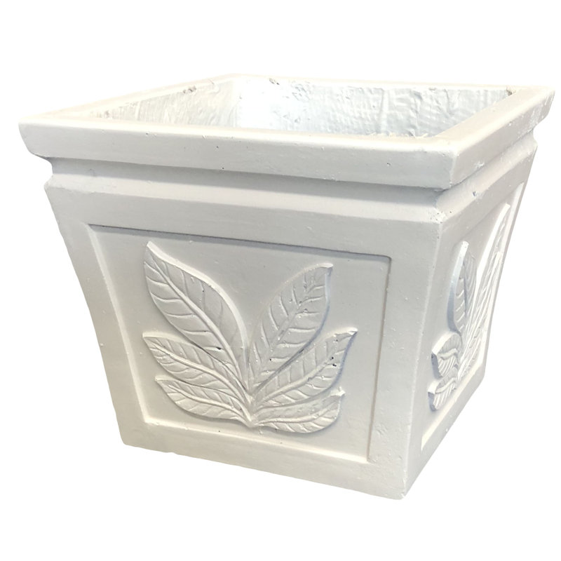 Boîte à fleurs en béton Lindenberg, H 13 po x l 14 po x P 14 po, Gris