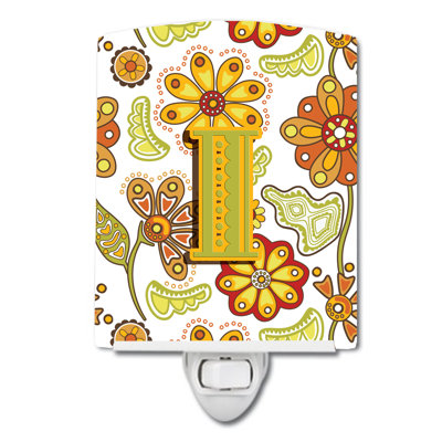 Floral Ceramic Night Light