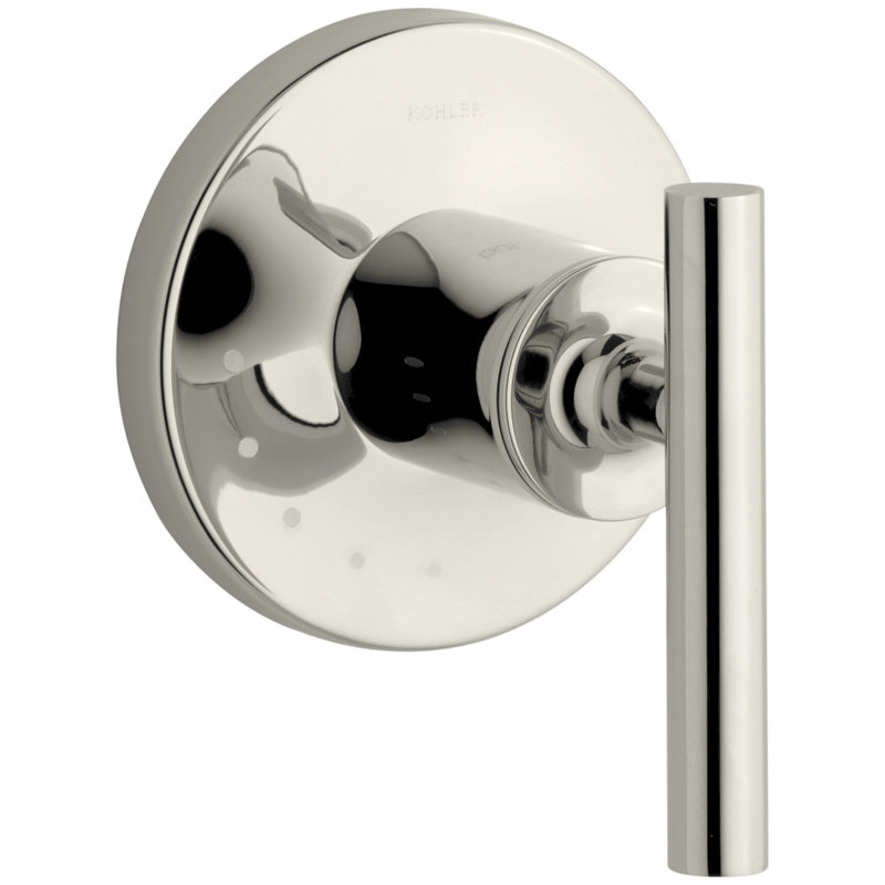 Purist Volume Control Valve Trim with Lever Handle, Vibrant Polished Nickel