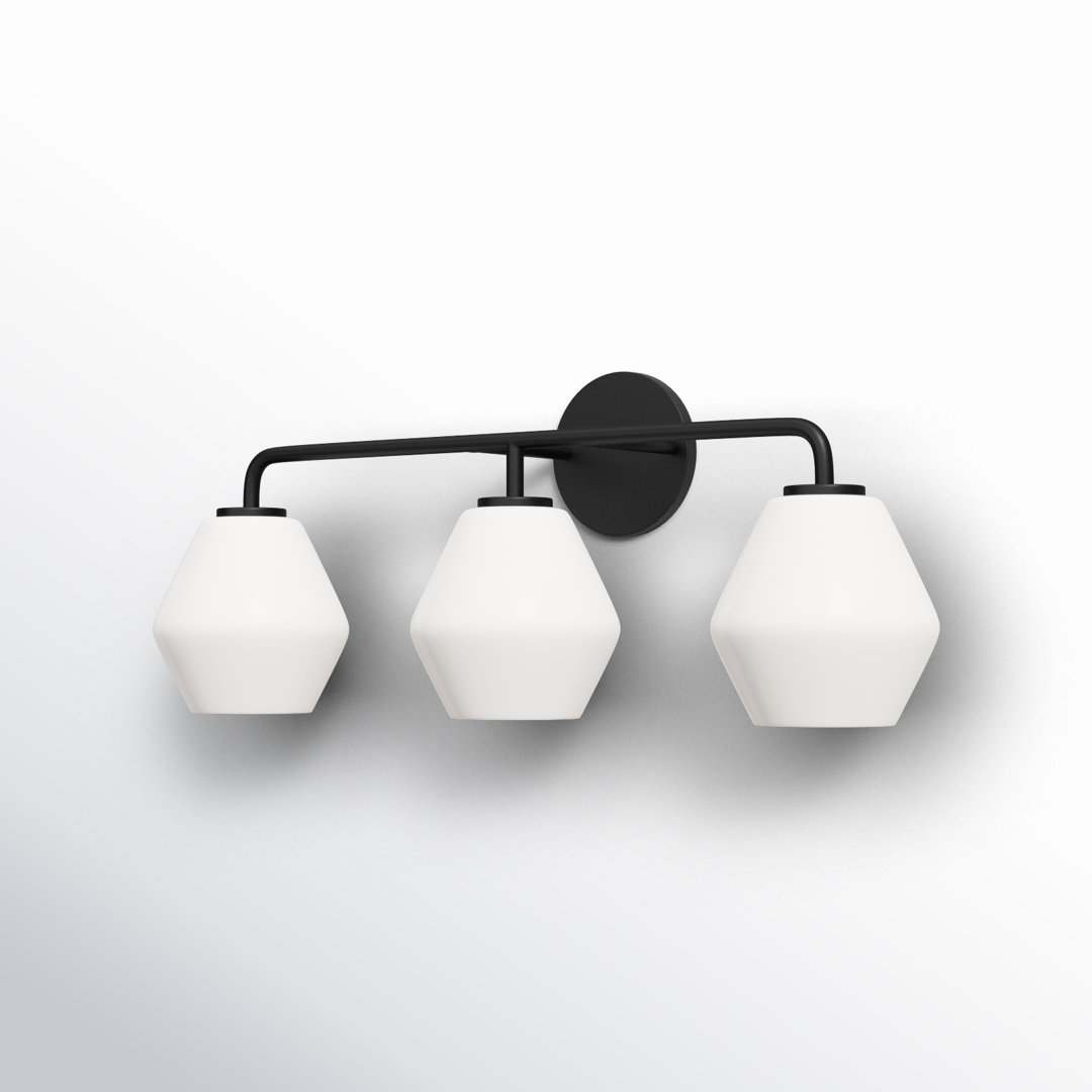 Rooks 3 - Light Dimmable Vanity Light AllModern Shade 