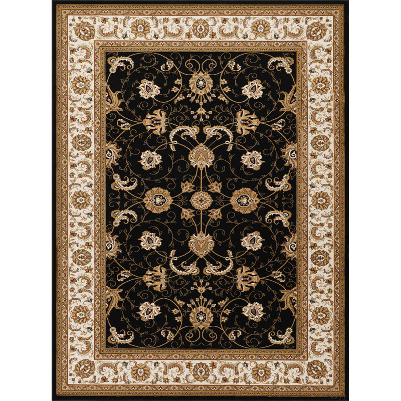Multi-Purpose Indoor Carpet (Available In Vintage Black And Ivory White), Runner 2'7" x 9'10"