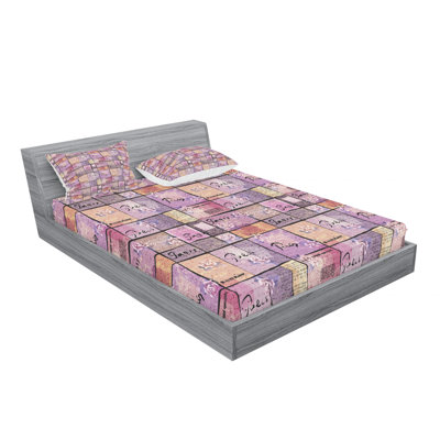 Microfiber Patchwork Sheet Set