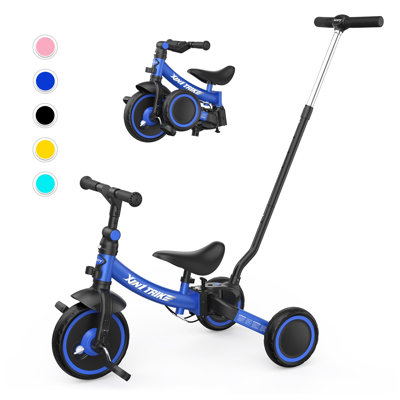 Besrey Toddler Tricycle with Push Handle for 1-5 Years Old Girls/Boys,Child Trike Kids Bike Bicycles
