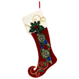 Christmas Ornament Stocking - 21 X 7 Inches