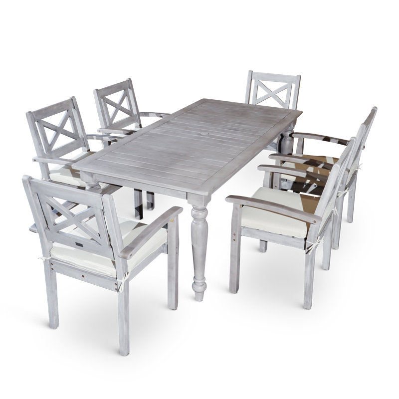 6 - Person Patio Dining Set with Rectangular Table