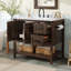 Ensemble de meuble-lavabo de salle de bain avec lavabo 35 po Chimira, brun rustique-761765469-742536495