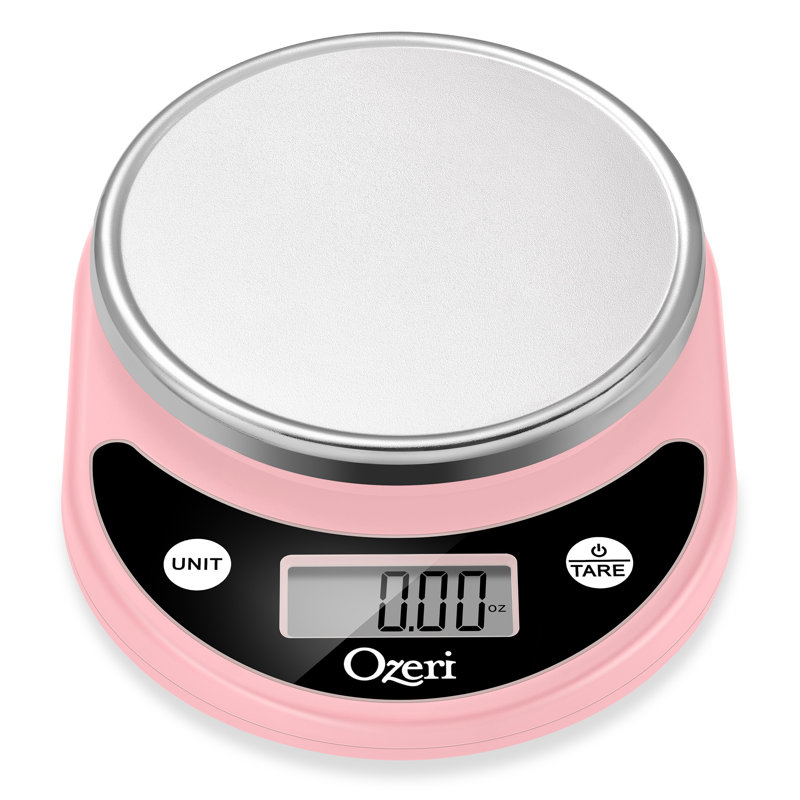 Ozeri® Pronto® Digital Multifunction Kitchen and Food Scale with Variable Graduation Technology®, Crystal Rose