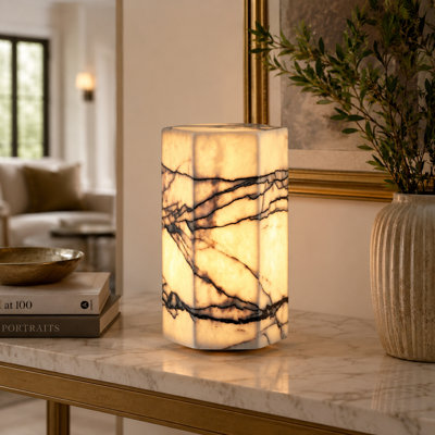 Lampe de table hexagonale Artsolute