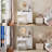 Vanity Desk with Mirror & Lights, Makeup Table with Charging Station & Stool-1054919160