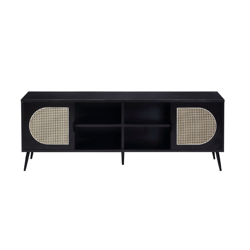 Meuble télé pour téléviseur de 60 po ou moins Dulac, console télé, centre de divertissement