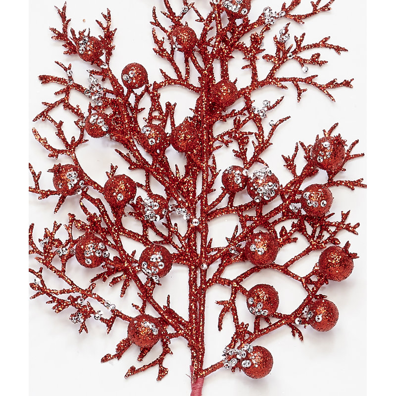 Cueillette de baies scintillantes 13 po, Rouge