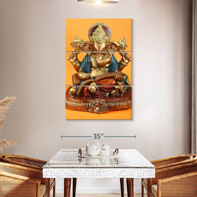 Adella Golden Ganapati Idol
