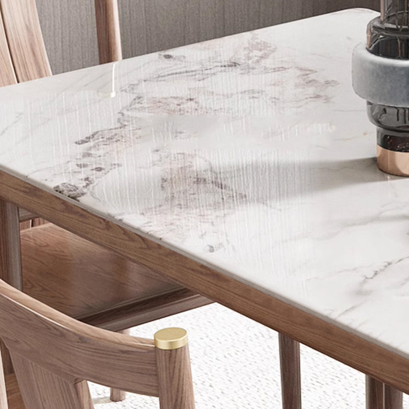 ensembles de table de salle à manger en bois massif, H 29,52 po x L 55,11 po x l 31,49 po