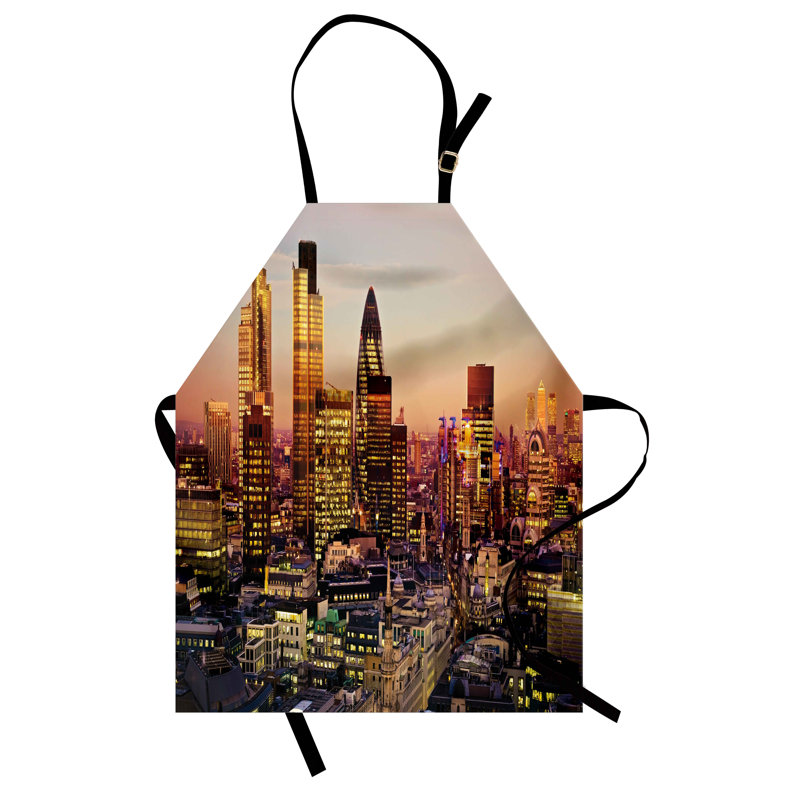 No Pattern Bib Apron