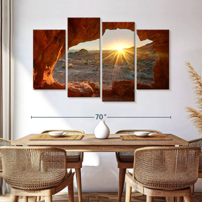 Alvord Red Rock Canyon Sunrise, H 42 po x l 68 po