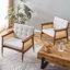 Chaise avec accoudoirs rembourrée Joharis-2050108283