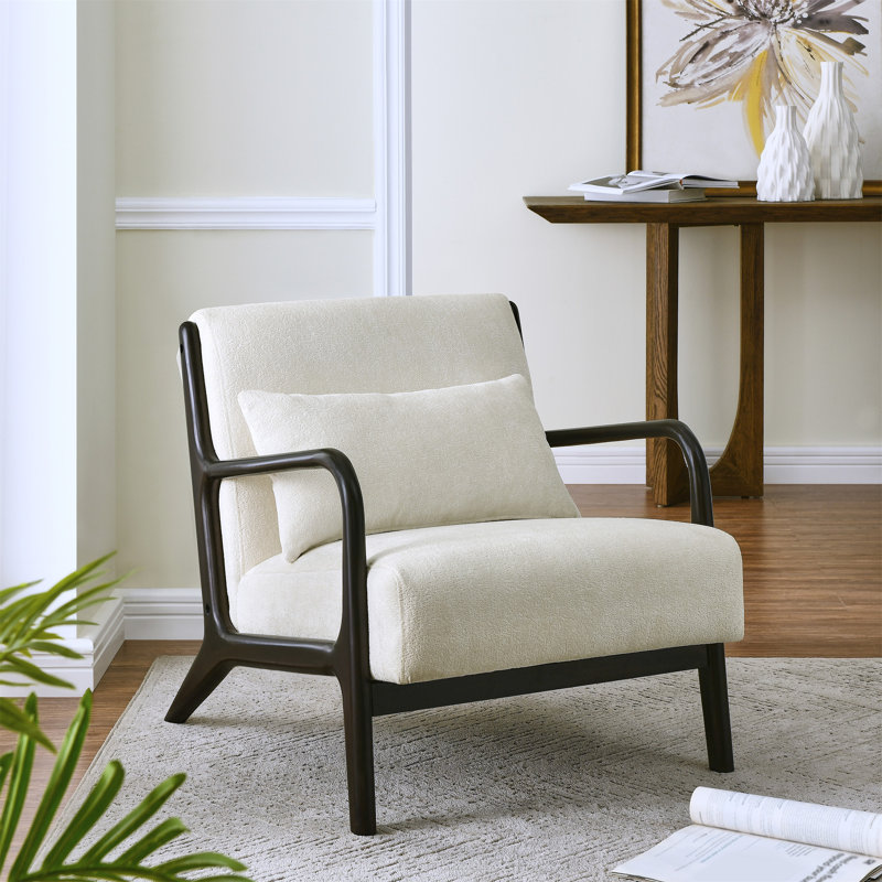 Fauteuil d'appoint Eterna, Noir