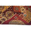 Tapis unique noué à la main beige / rouge / bleu de haute qualité