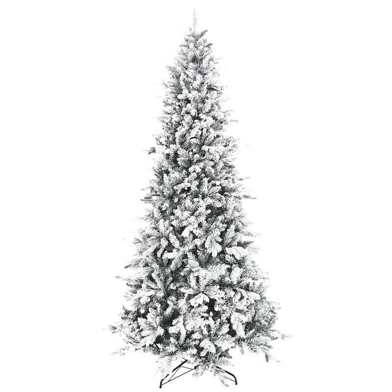 Arbre de Noël artificiel enneigé 9 pieds avec 616 branches de cèdre réalistes