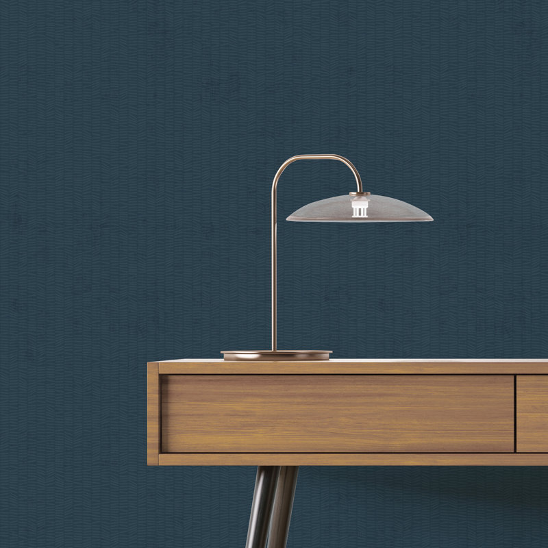 10.05m x 53cm Matte Wallpaper Roll, Navy Blue