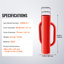 VEVOR Red Metal End Post