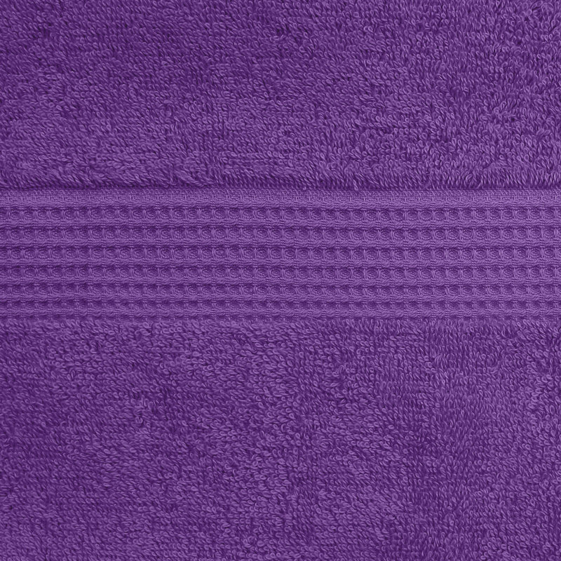 Perdew Bath Towel Super Absorbent 550 gsm Luxury Egyptian-Quality Cotton 70x125, Purple