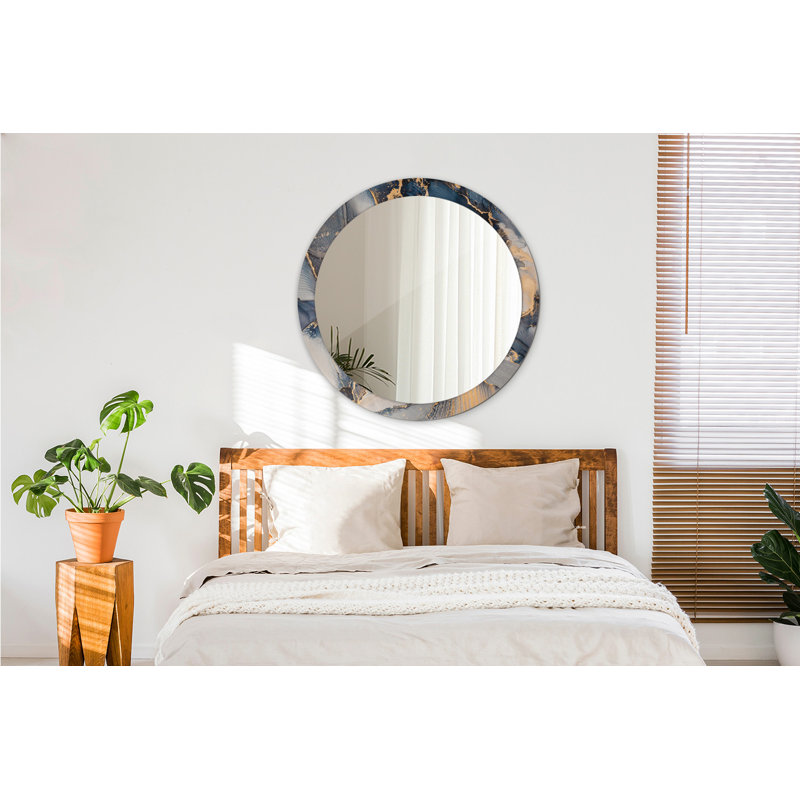 Huldar Glass Flat Wall Mirror