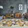Kotka Machine Woven Ochre/Grey/Beige Indoor Rug