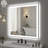 Dokes Black Framed  LED  Bathroom Vanity Mirror passed ETL-636413105