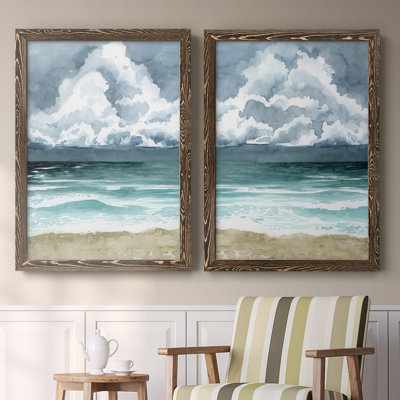 South Beach Storm I-Premium Framed Canvas - Ready To Hang -  Wexford Home, BARN10-S5663-L052SC