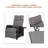 Moore Wicker Recliner Patio Chair with Cushions-967660029-967660000